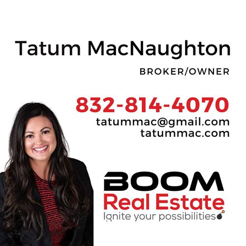 Tatum MacNaughton - Boom Real Estate